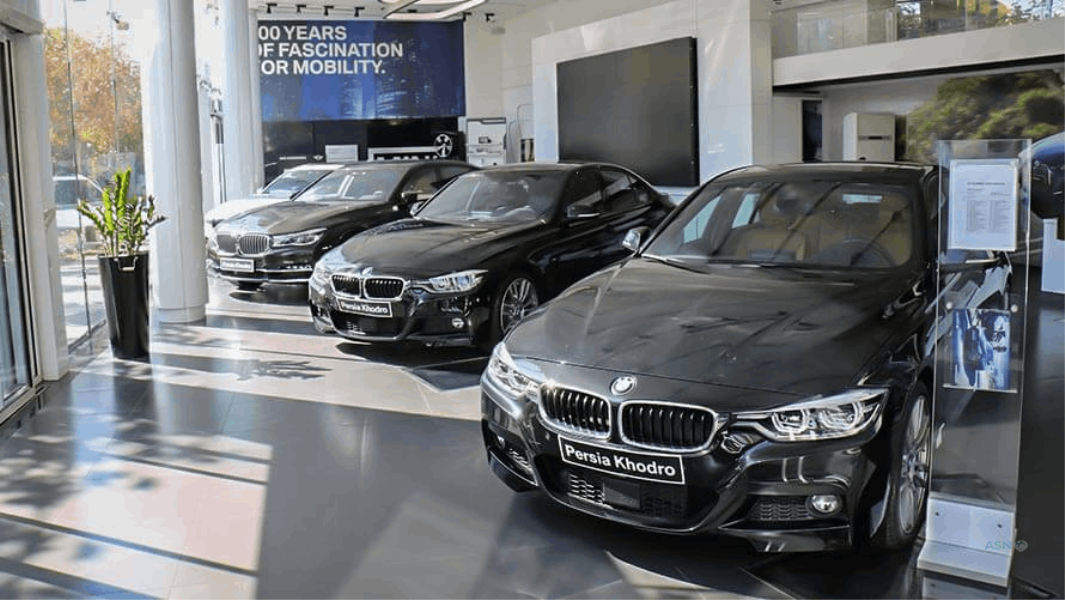 قیمت و فروش انواع خودروهای ب‌ام‌و شرکت پرشیا خودر